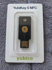 Yubico YubiKey 5 NFC Two-Factor Authentication Security Key Black New Sealed  picture