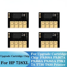 4PCS Cartridge Chip for HP 728 F9J65A F9K For HP DesignJet T730 T830 Printer picture