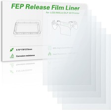 5PCS A4 FEP Film Release Liner for LCD 3D Printers Replacement 273x176mm picture