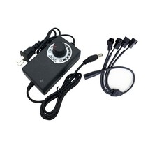 12V PC Fan Speed Controller Fan Power Supply 100-240V AC to 3-12V DC 36W Adj... picture