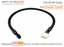 ⚡️Molex LP4 Cable for Corsair Type5 (SF, SF-L, RMx-Shift) - 12