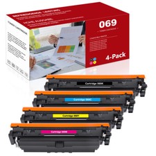 069 Toner Cartridge Set High Capacity 4-Pack Compatible for Canon 069 LBP673Cdw picture