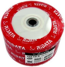 600  Ridata 52X CD-R 80Min 700MB White Inkjet Hub Printable picture