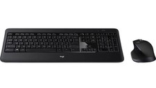 Logitech MX900 Performance Wireless Keyboard Mouse Combo 920-008872 Backlit New picture