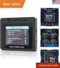 USB Cable Tester with Color Screen for PD 3.0 3.1 Detection Continuity Check picture