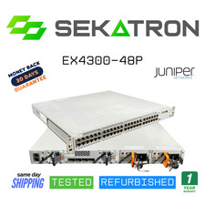 ♻️ Juniper EX4300-48P 48-Port PoE+ Gigabit Switch – ⚡Fast Ship picture