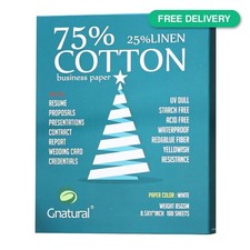 75% Cotton 25% Linen Paper, 85gsm Inkjet Printing Paper, 8.5
