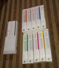 11 Lot Genuine EPSON 7900 350ml Ink Cartridges T5961 T5962-T5969 Used 2012 picture