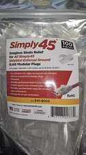 Simply 45 Snagless Strain Relief For All Shielded External Ground RJ45 Plug picture