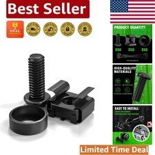 50 Pc M6 x 16mm Rack Mount Kit - Heavy Duty Steel Fasteners for Enhanced Safety picture