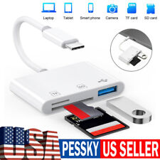 3in1 USB Type C to OTG Adapter USB C to SD Card Reader Micro SD Card Adapter USA picture
