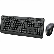 Adesso Antimicrobial Wireless Desktop Keyboard & Mouse (wkb1320cbtaa) picture