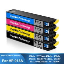 913A 4PC/SET Ink Cartridge For HP PageWide 352dw 377dw 452dn/dw 477dn/dw 552dw picture