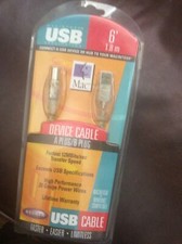 BELKIN USB Mac Usb Device Or Hub USB A Plug/B Plug New 6 Ft Sealed ped picture