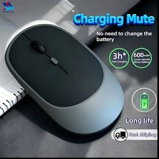 Rechargeable Wireless Bluetooth Mouse USB Silent Ergonomic Adjustable DPI for PC picture