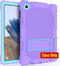 Hybrid Shockproof Rugged Cover Case for Galaxy Tab A8 10.5 with Kickstand, Purpl picture