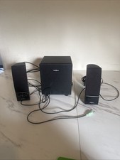 Insignia Speaker System with Wired Subwoofer 2 Speakers picture