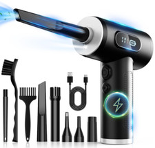 Compressed Air Duster-3 Gear Adjustable 100000RPM Electric Air Duster with LED picture