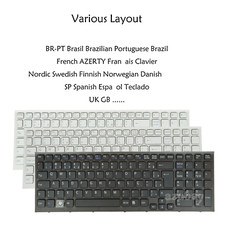 Laptop Keyboard For Sony Vaio VPC-EB, VPCEB, VPC EB, 148793161 148793441 +Frame picture