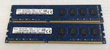 Pair of Hynix 8GB HMT41GU6BFR8A-PB PC3L-12800U DDR3-1600MHz DIMM desktop memory picture