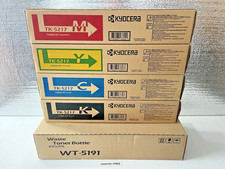 Kyocera TK-5217 Toner CMYK Set (5) OEM NEW Sealed TK-5217K TK-5217C 