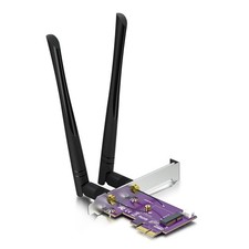 PCIe x1 to M.2 WiFi Bluetooth M.2/NGFF (A+E Key) Bluetooth, Black picture