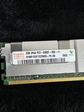 Hynix 2GB DDR2 FB-DIMM PC2-5300F ECC Memory HYMP125F72CP8D5-Y5 AB picture