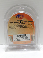 3 Each Shaxon FCLCLC03M-B LC/LC MM Fiber Cable 62.5/125 Duplex 3 MTR picture