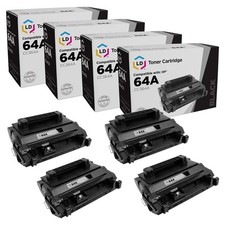 Compatible Replacement for HP 64 64A Toner CC364A Standard Yield (Blk, 4-pack) picture