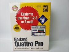 Vintage Borland Quattro Pro for Windows 3.1 3.5
