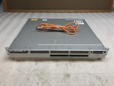 Cisco Catalyst WS-C3850-12S-S 12-Port Switch - Tested Reset w/ Rack Ears picture