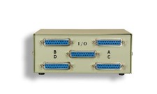DB25 ABCD 4 Way Switch Box Manual Data Transfer Rotary Parallel Serial picture