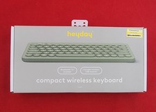 Heyday Compact Wireless Keyboard Bluetooth 5.1 w/USB Receiver English Green picture