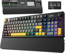Bluefinger B98Pro Wireless Gaming Mechanical Keyboard with Wrist Rest picture