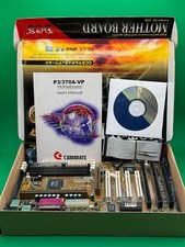 Commate P3/370A-VP Socket 370 ATX Motherboard w/ Manual CD Ribbon TC picture