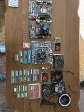 Bulk PC Parts Lot - Motherboards, i5 CPUs, DDR4/DDR3 RAM, GPUs (Untested/As-Is picture