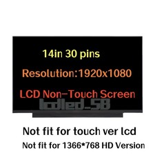 LP140WFA(SP)(D3) LP140WFA-SPD3 14'' LCD Screen FHD 1920x1080 for hp 14A-NA0023CL picture
