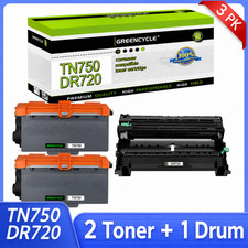2PK TN750 Toner  & 2PK DR720 Drum for Brother MFC-8810DW MFC-8910DW DCP-8155DN picture