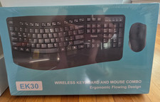 Reccazr EK30 Ergonomic Wireless Keyboard and Mouse Combo Wave Ergonomic picture