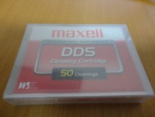 NEW MAXELL Cleaning Cartridge 50cleanings for HP IBM DAT72 DDS4 drive 186990 picture