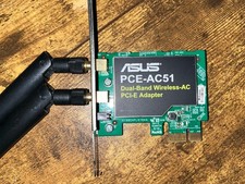 ASUS Dual-Band PCI-E WiFi adapter PCE-AC51 w/ antennas picture