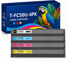 4PK T-FC50U Toner Cartridge Replacement for E-Studio 2505AC 3005AC 2555c Print picture
