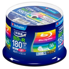 Verbatim Blank Blu-ray BD-R 25GB 50-discs 1-6x ​​Inkjet Printable NEW picture