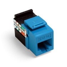 LEVITON GIGAMAX CAT 5E QUICKPORT JACK 5G108-RL5 - BLUE picture