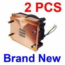 2PCS NEW Intel LGA 771 CPU Cooling Fan Copper Heatsink for XEON 5000 5100 5300 picture