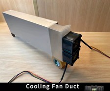 Ultra Short Dual 4cm High RPM Fan Mod Kit For NVIDIA A100 H100 H800 L40 A30 GPU picture