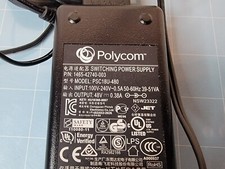 Polycom VOIP IP Phone 48V 0.38A AC Power Supply PSC18U-480 PSC18U480 WORKS picture