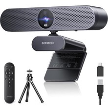 DEPSTECH DW50 Pro Webcam 4K Zoomable Camera with Microphone Remoteand Auto-Focus picture