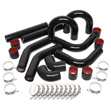 3 Inch 8pcs Universal Aluminum Tube Set 457MM Black picture