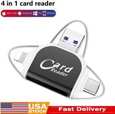 New Multi-Port 4 in1 Universal Card Reader, Memory Card Reader Multiport Adapter picture